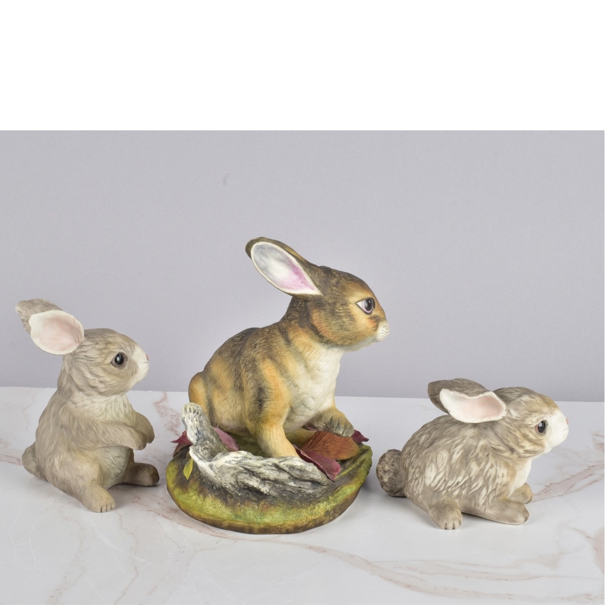 Boehm Rabbit Figurines