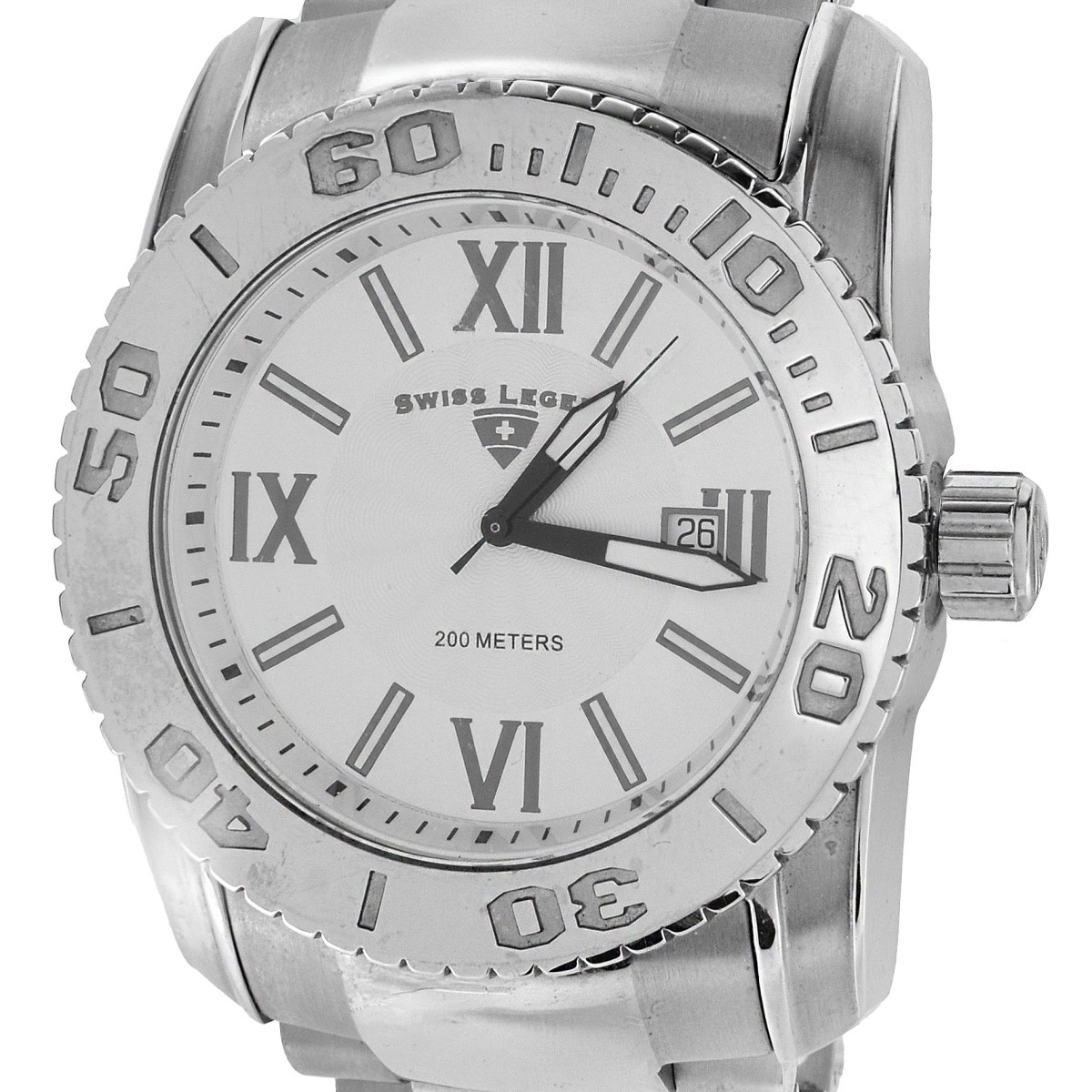 Swiss Legend, Commander Stainless Steel Watch