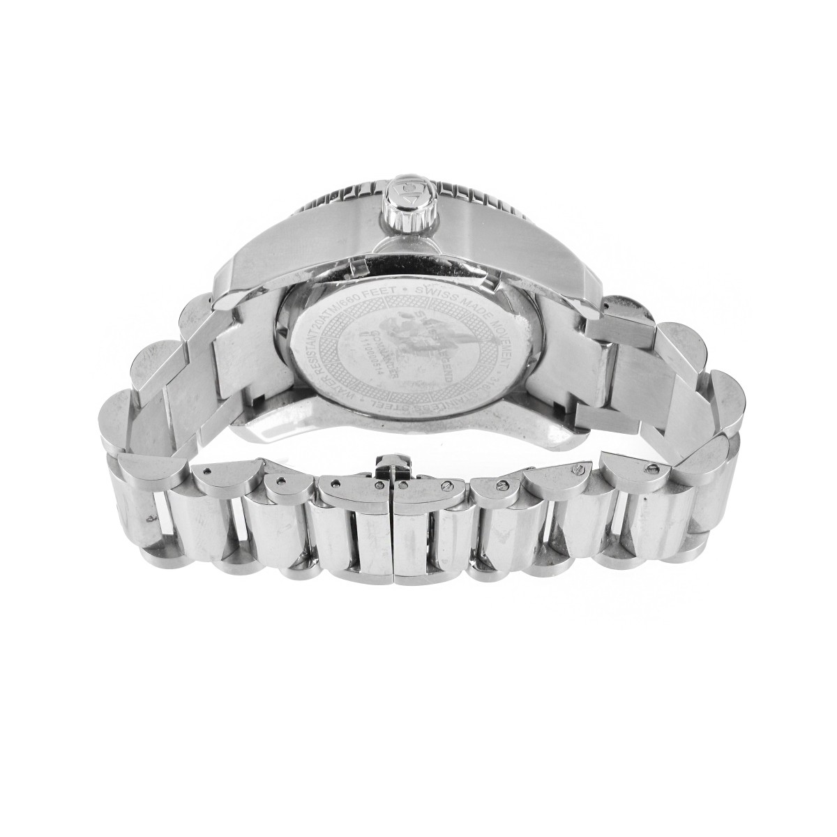 Swiss Legend, Commander Stainless Steel Watch