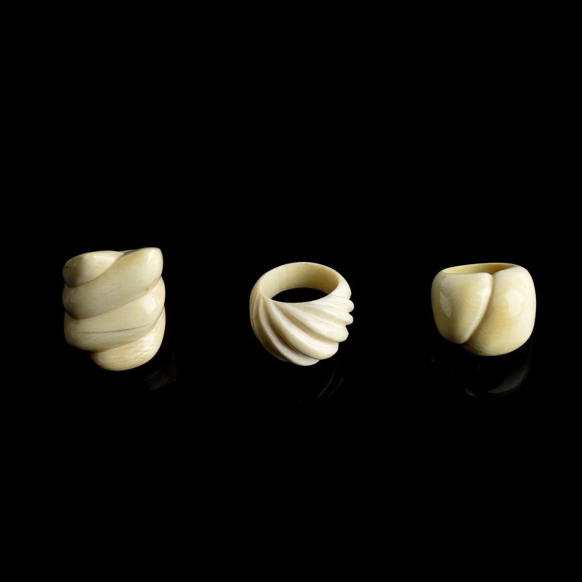 Three Art Deco Rings