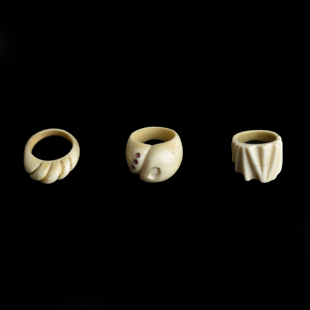 Three Art Deco Rings