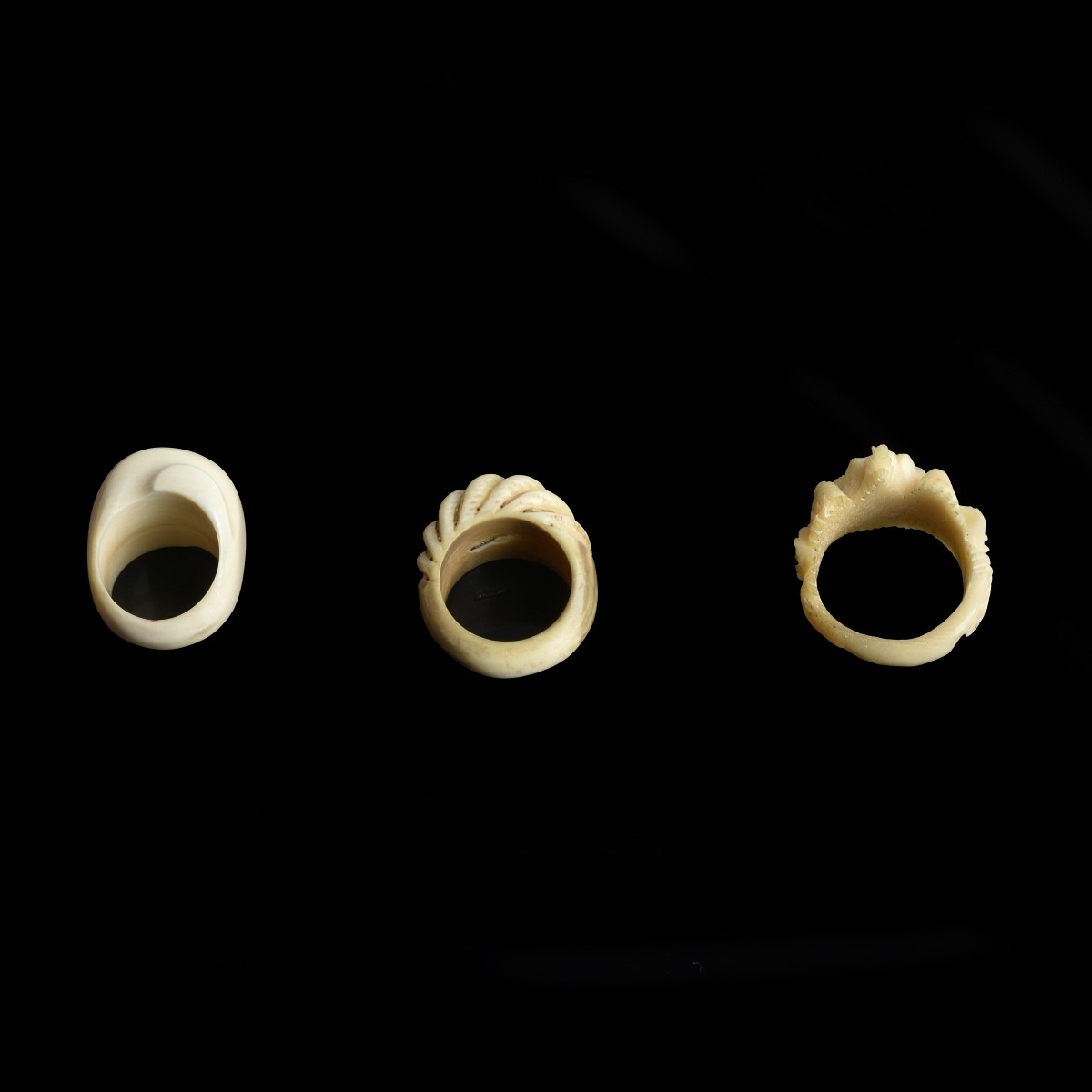 Three Art Deco Rings