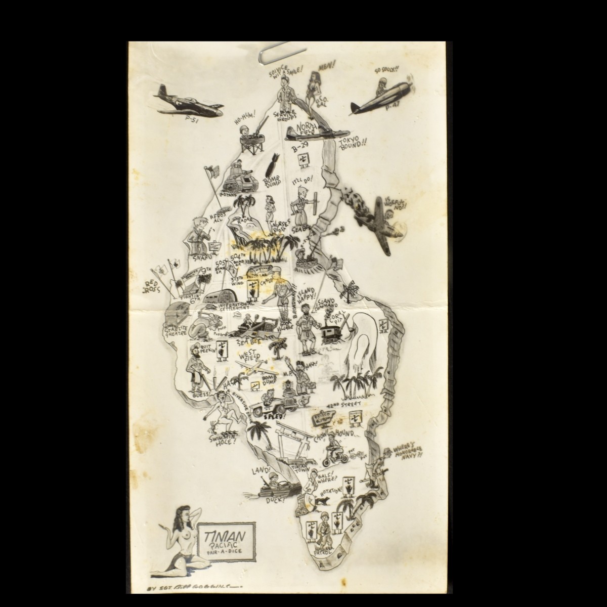 WWII Tinian, Guam, Rare Photo Album