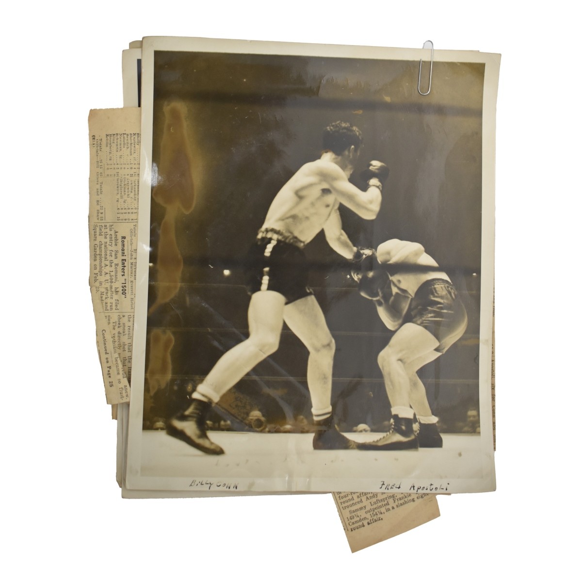 19 Boxing Matches 1939 Press Photos