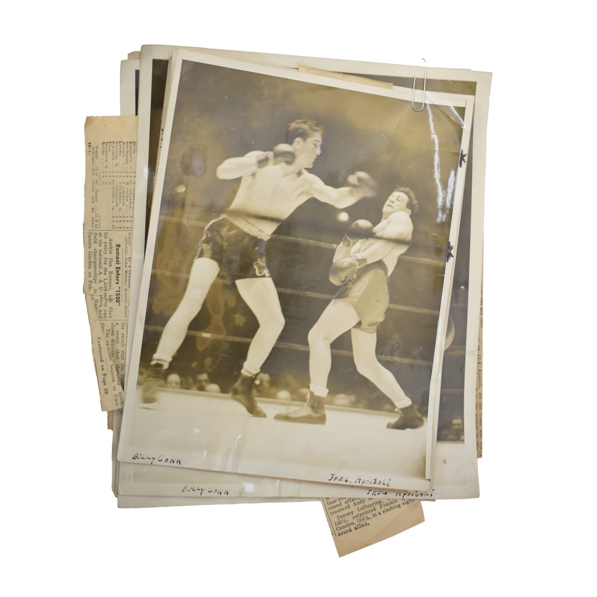 19 Boxing Matches 1939 Press Photos
