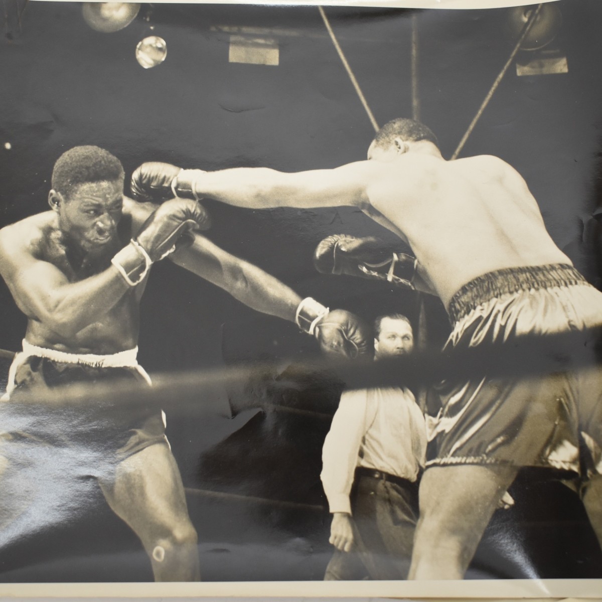 34 Boxing Matches 1946 Press Photos