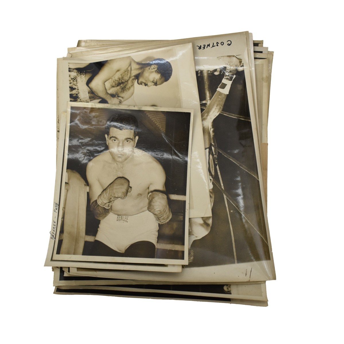 24 Boxing Matches 1950 Press Photos