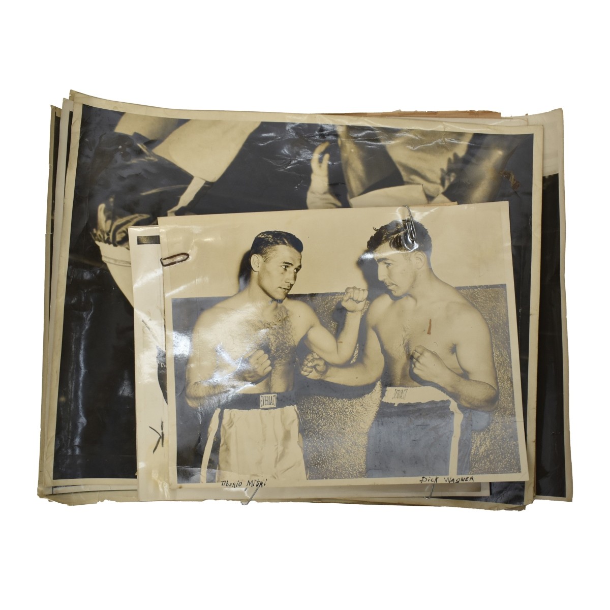 24 Boxing Matches 1950 Press Photos