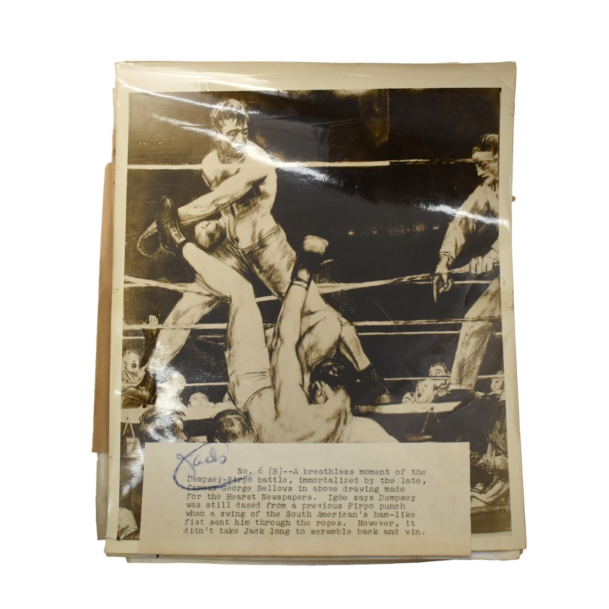 9 Marciano & Dempsey Boxing Photos