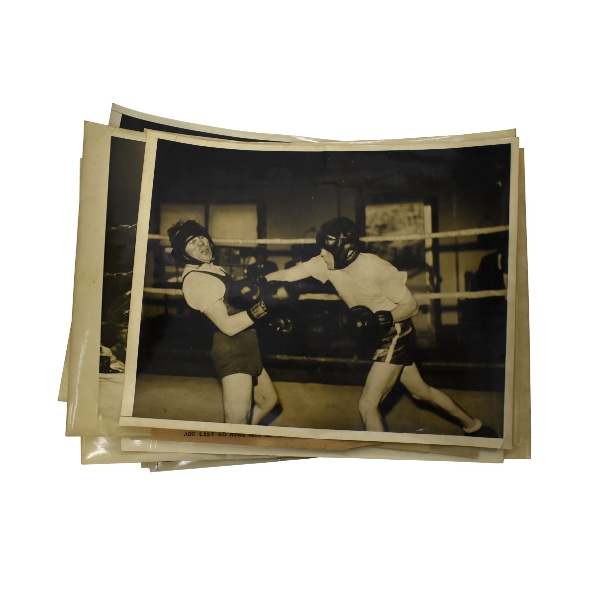 14 Boxing Matches 1940's Press Photos