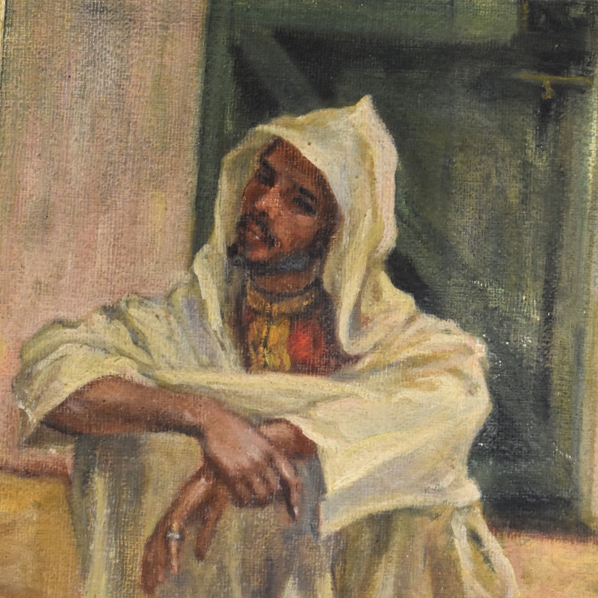 Orientalist Oil on Board