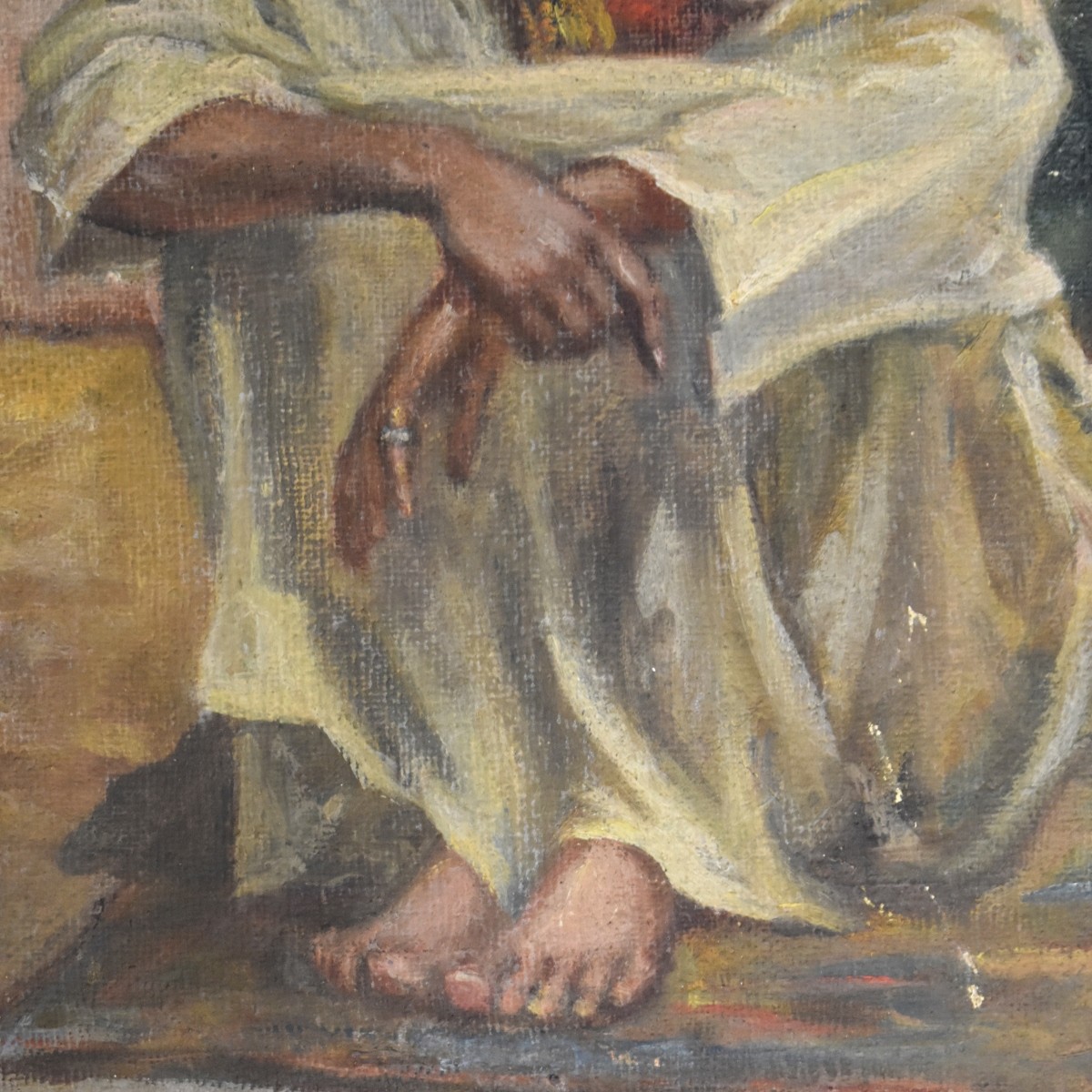 Orientalist Oil on Board