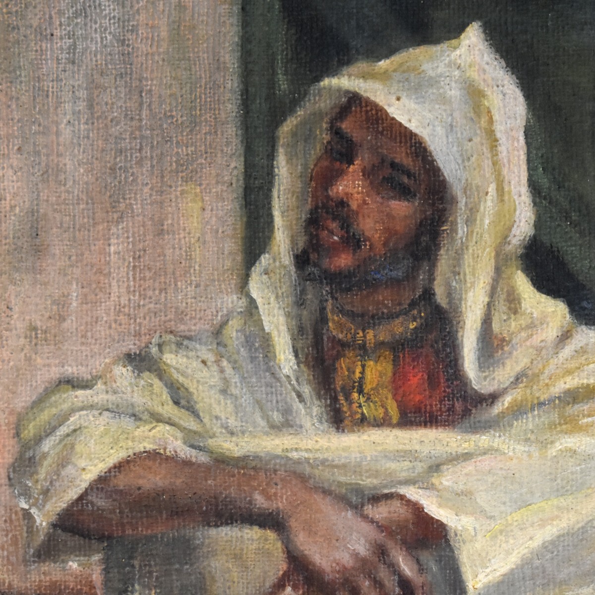 Orientalist Oil on Board