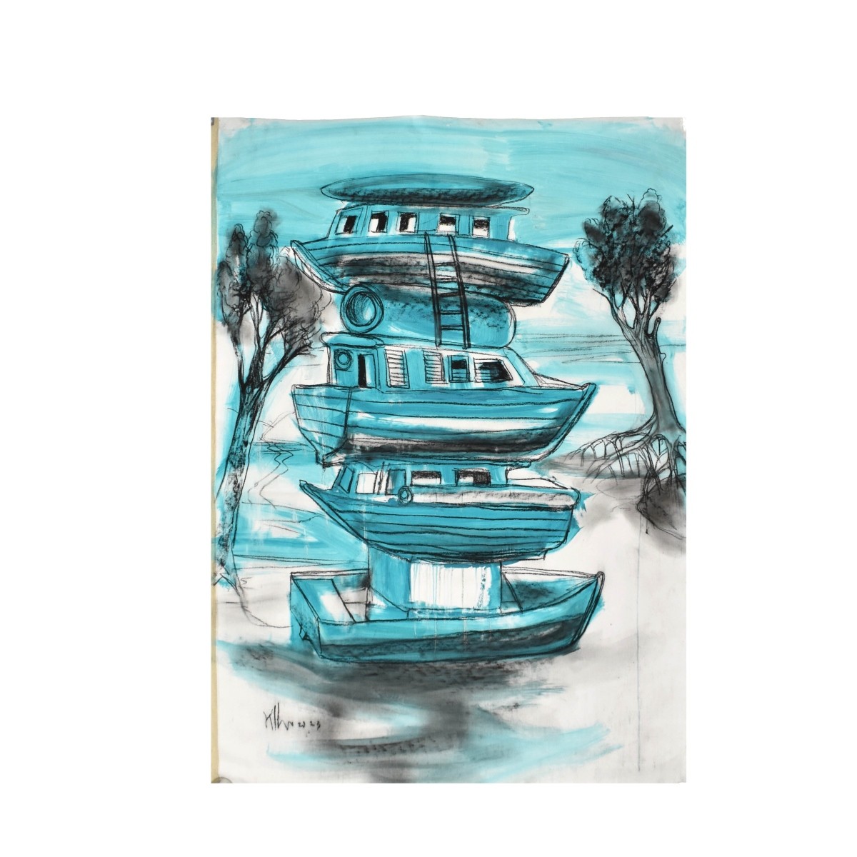 Alexis Leiva Machado Kcho, Cuban (Born 1970)