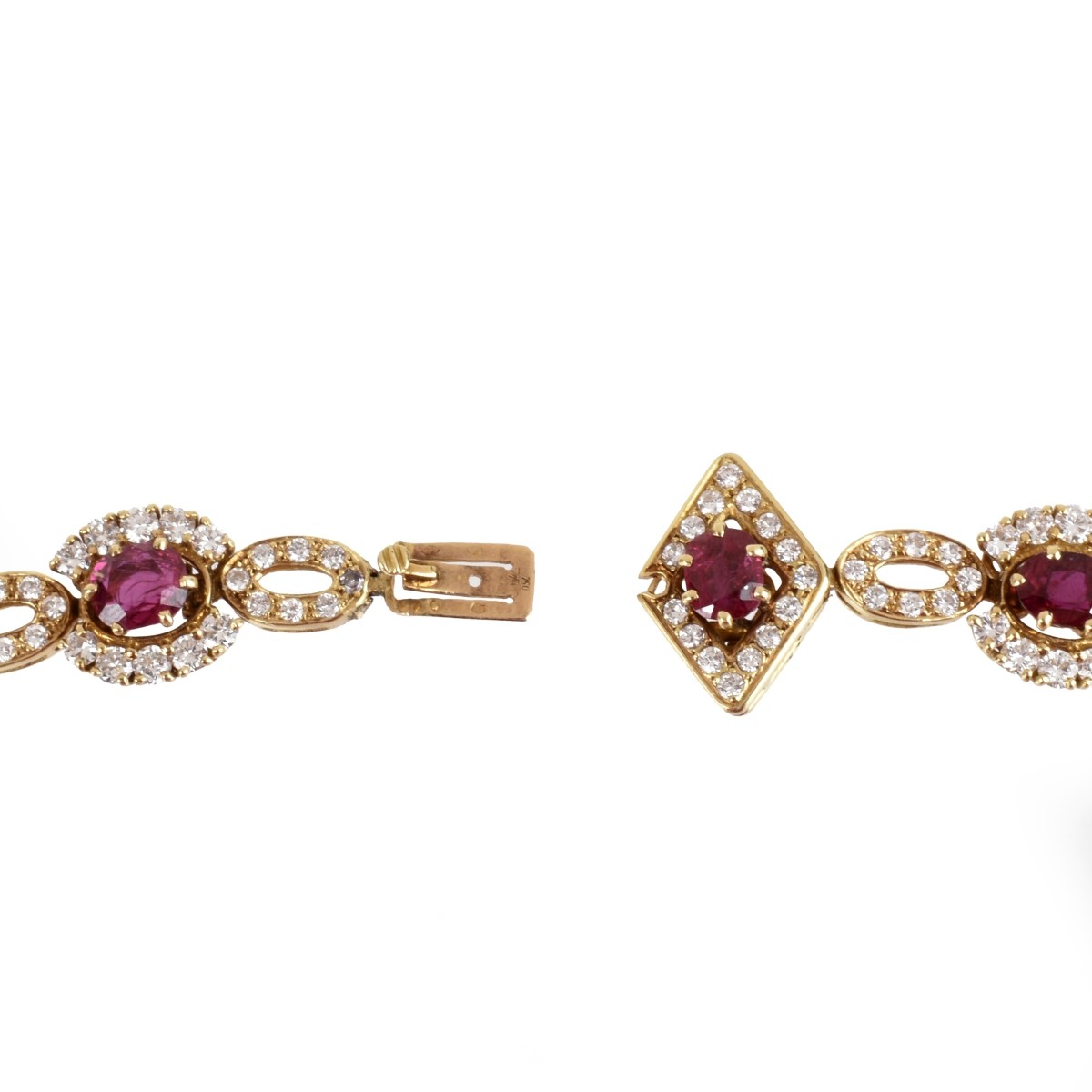 Ruby, Diamond and 18K Necklace