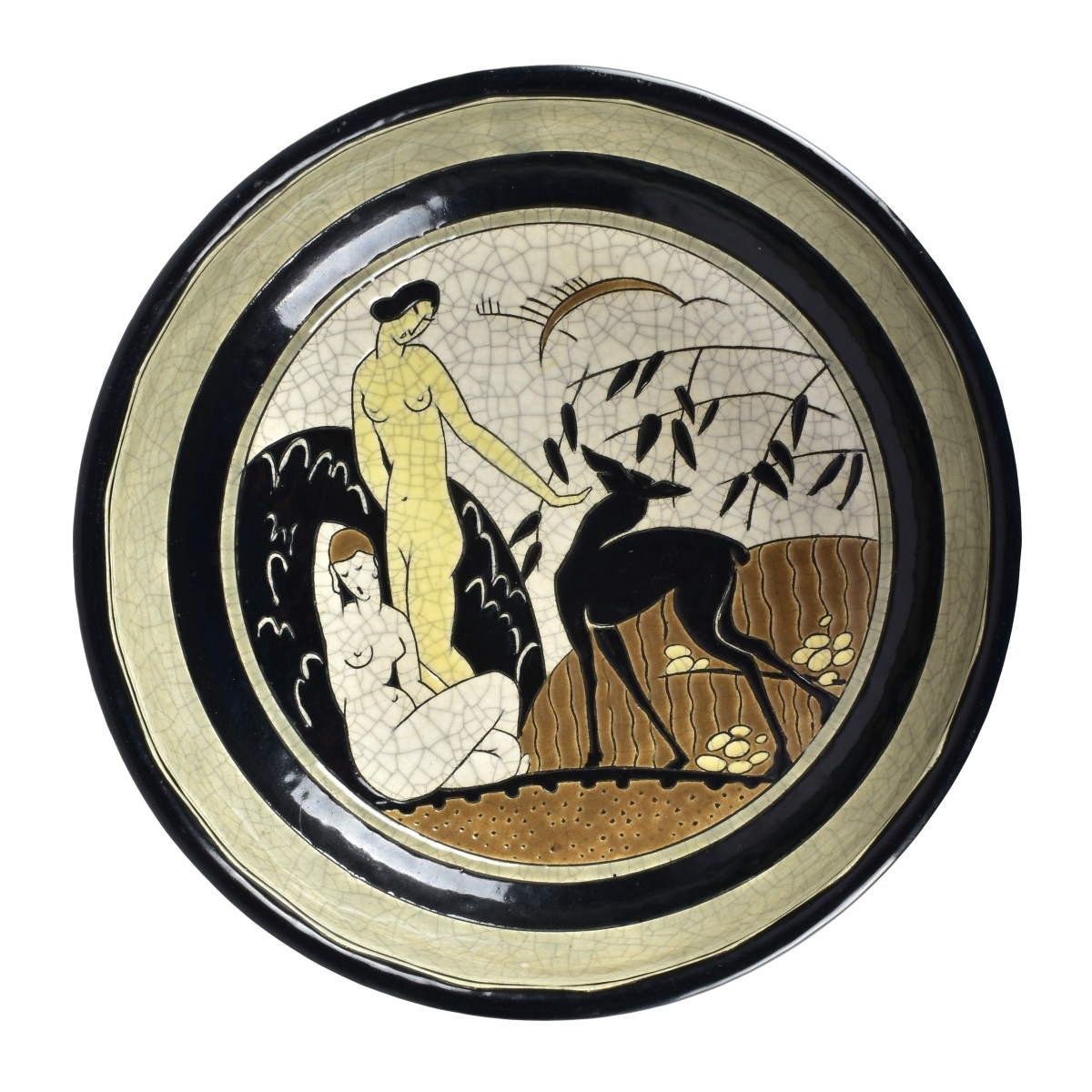 Longwy Primavera Footed Bowl