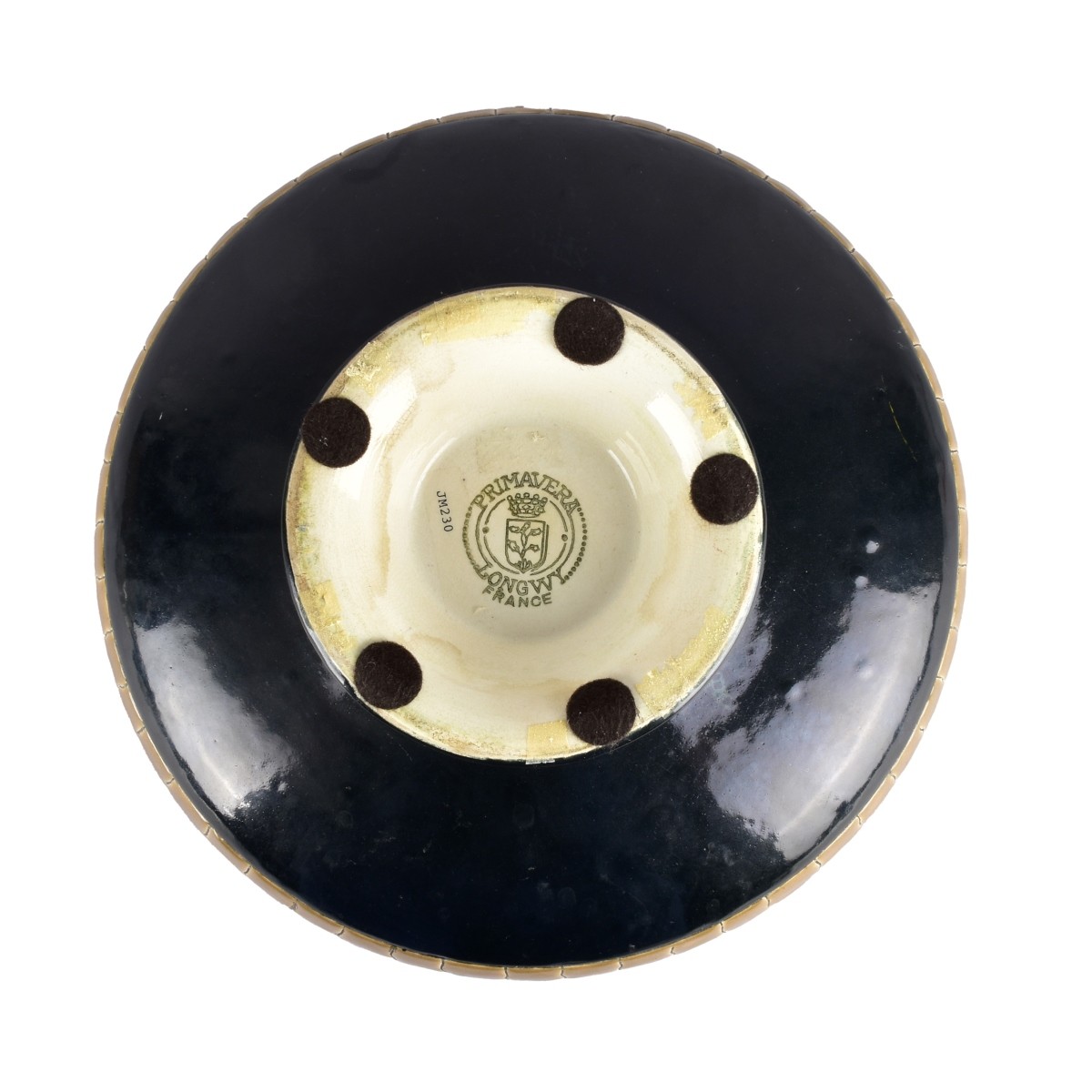 Longwy Primavera Footed Bowl