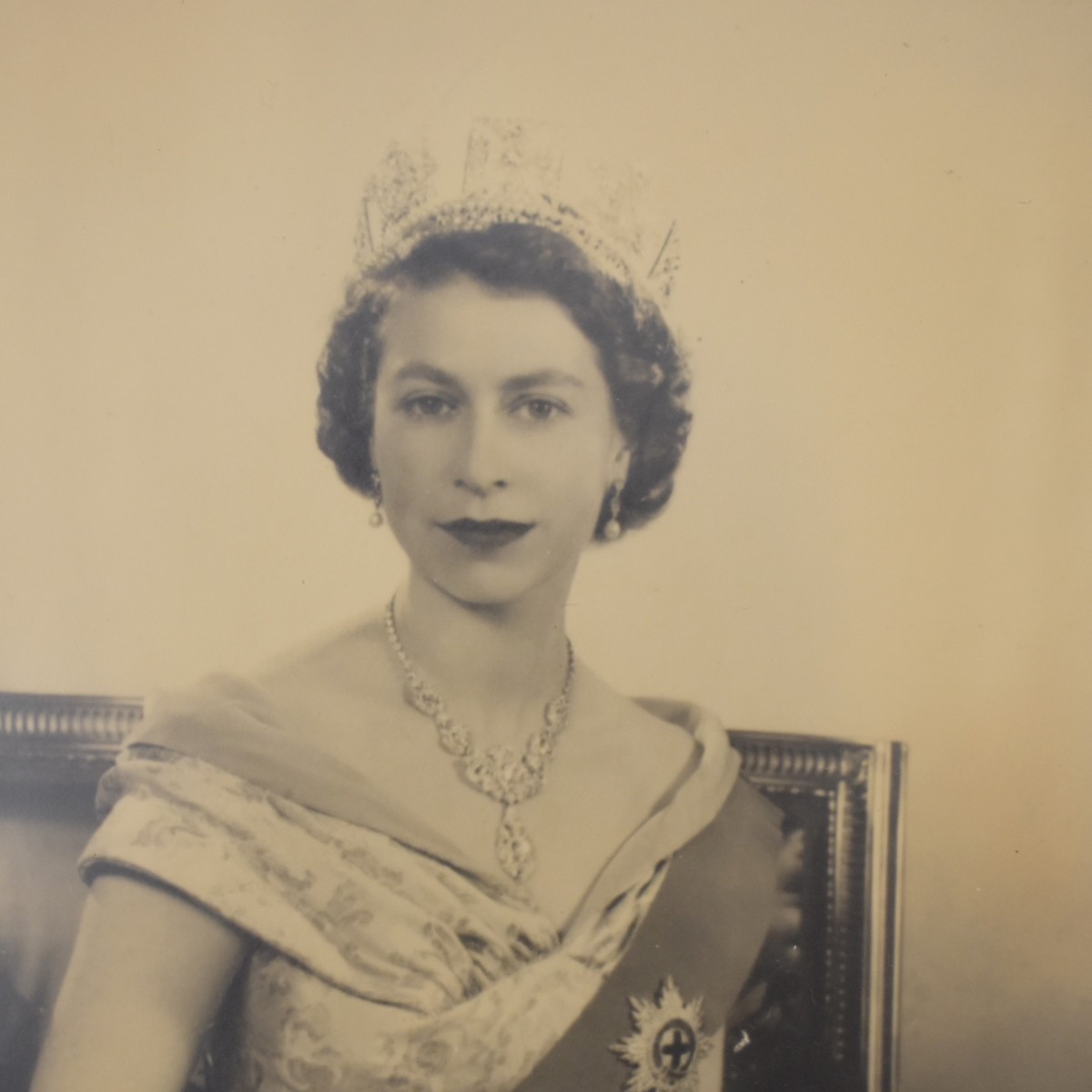 Queen Elizabeth II Autographed Photo by Wilding
