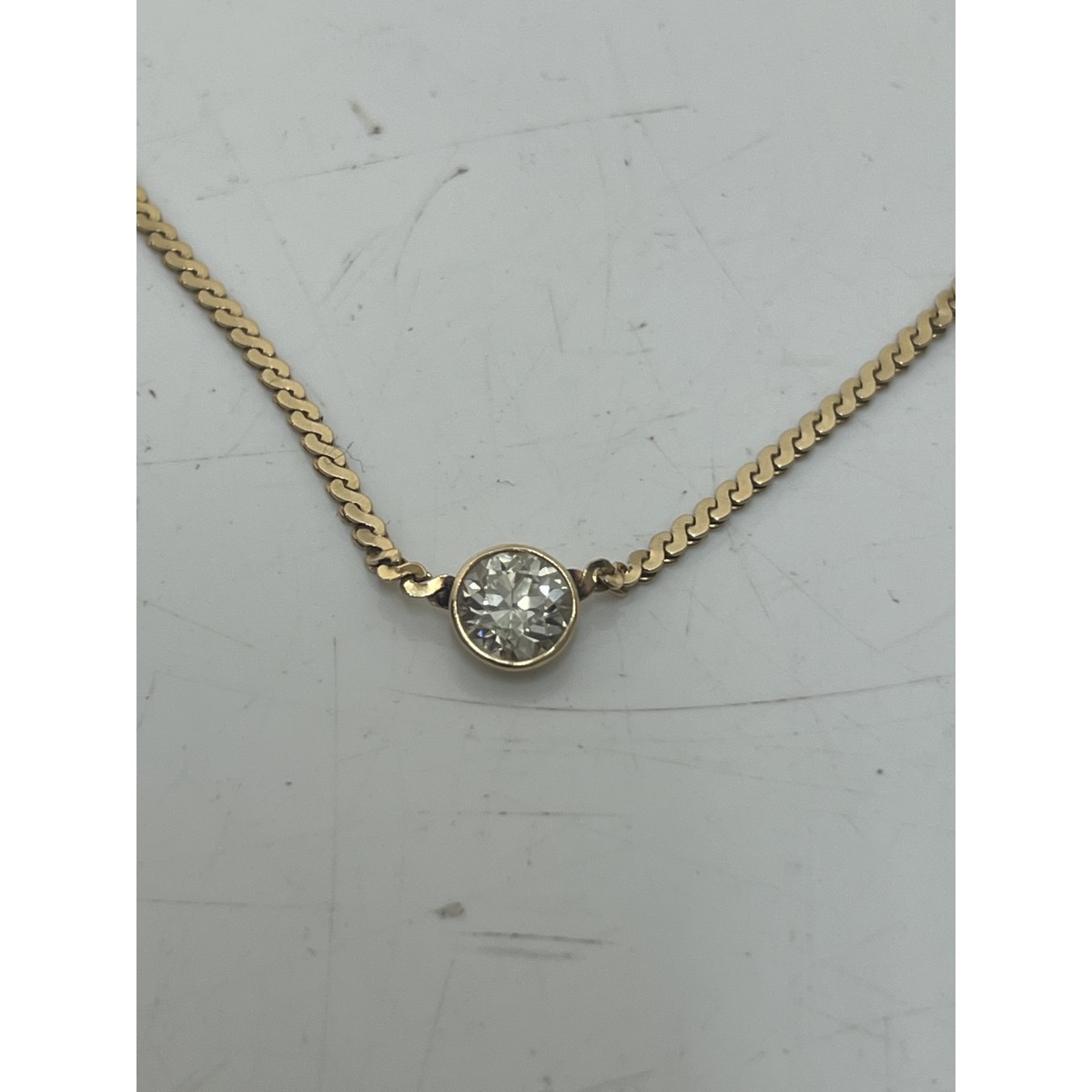 Diamond and 14K Necklace