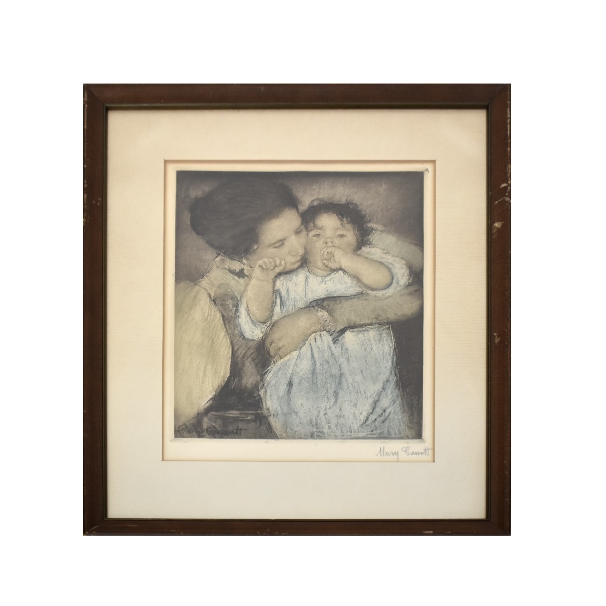 Mary Cassatt (American 1844-1926) Etching