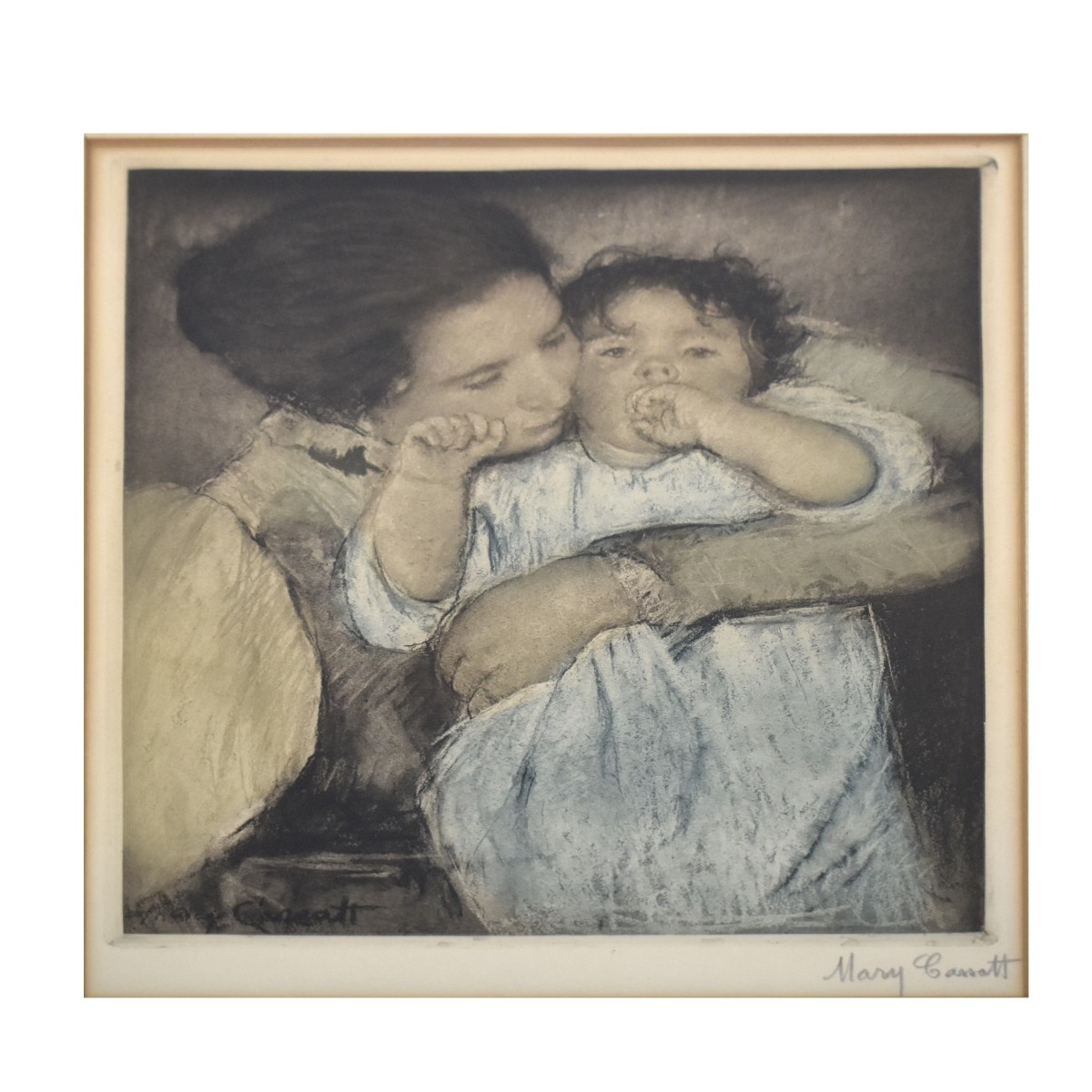 Mary Cassatt (American 1844-1926) Etching