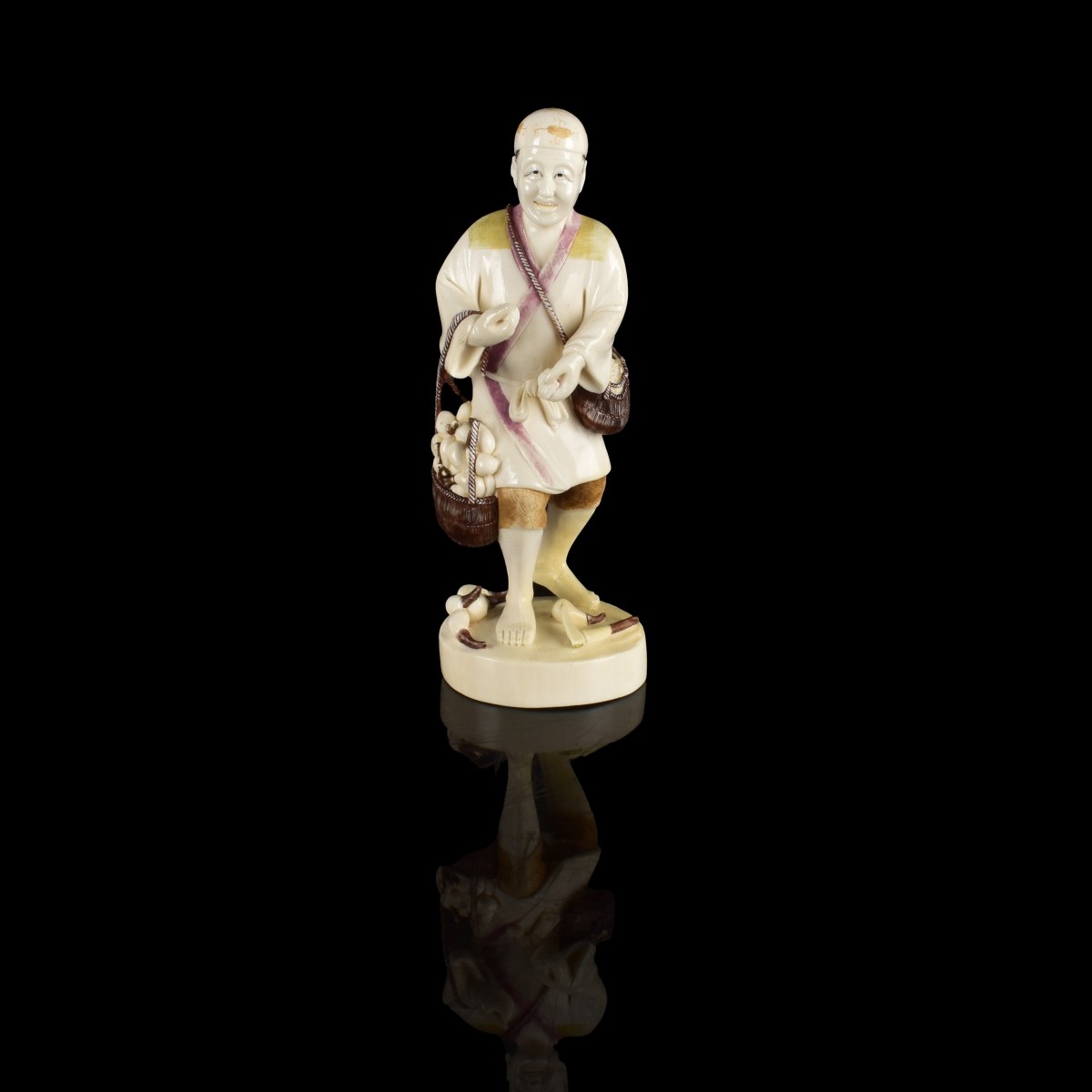 Antique Japanese Carved Figurine