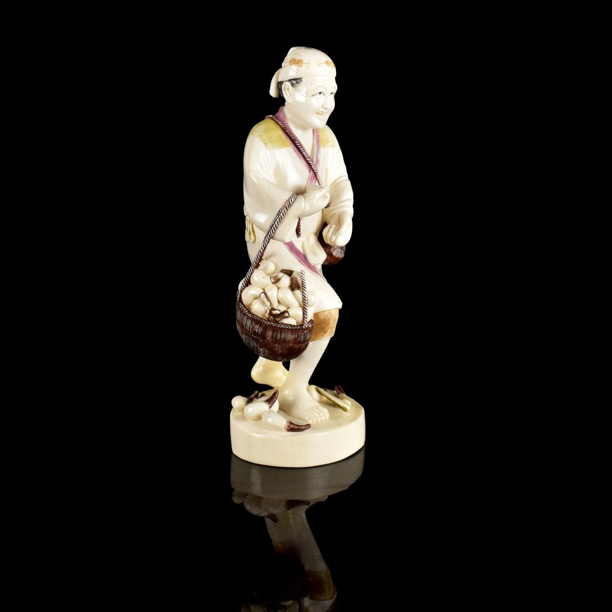 Antique Japanese Carved Figurine