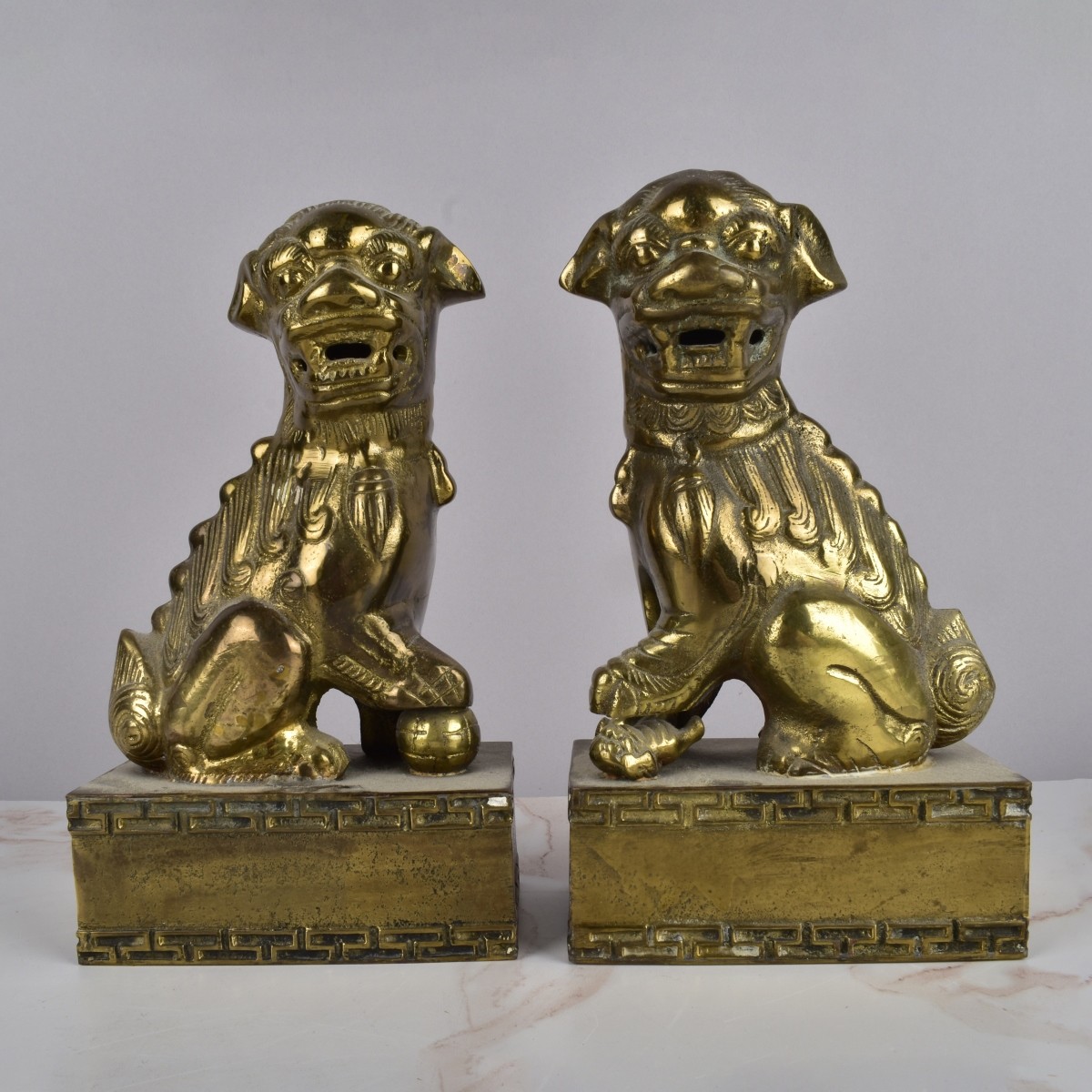 Pair of Chinese Foo Dogs