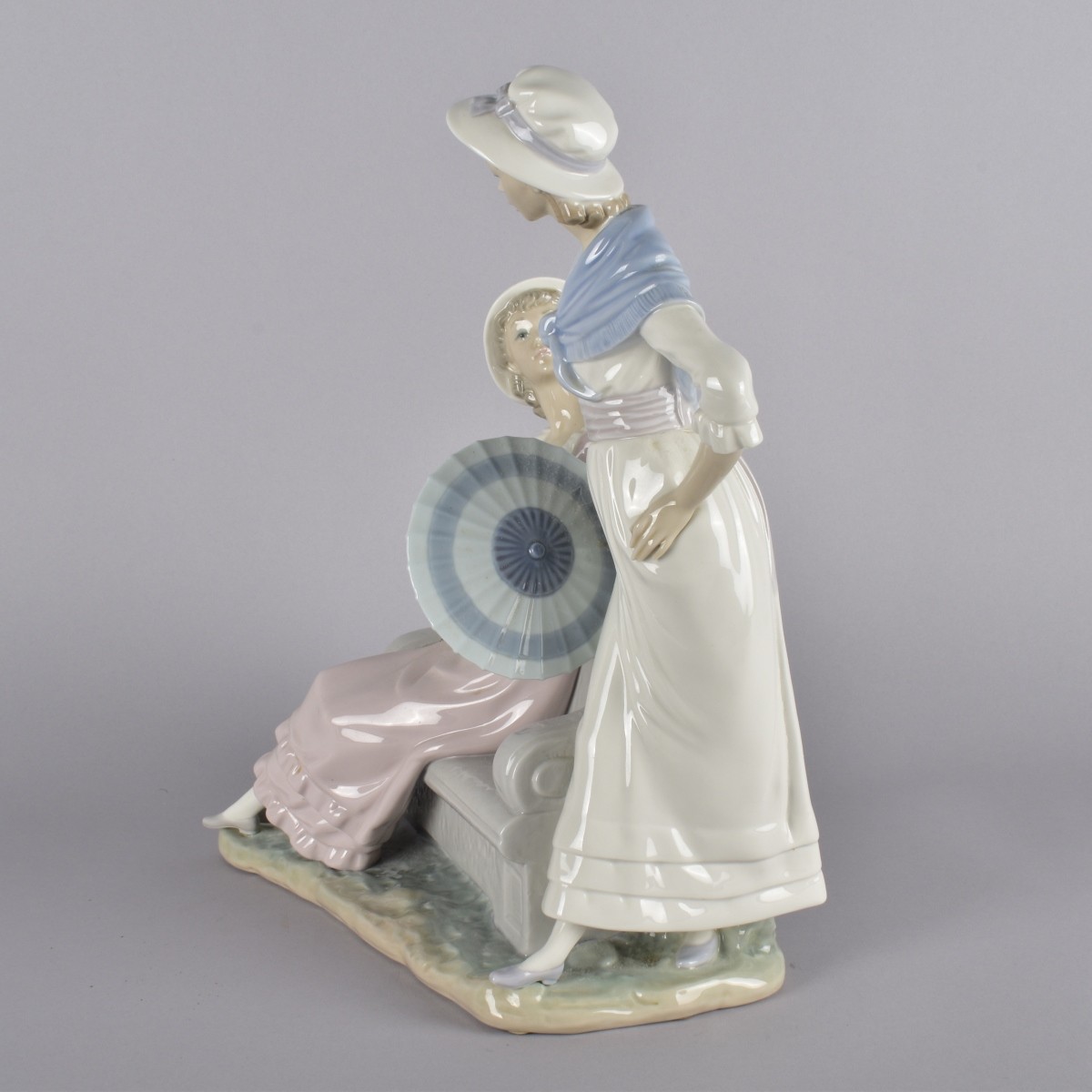 Lladro Ladies Talking Porcelain Figurine