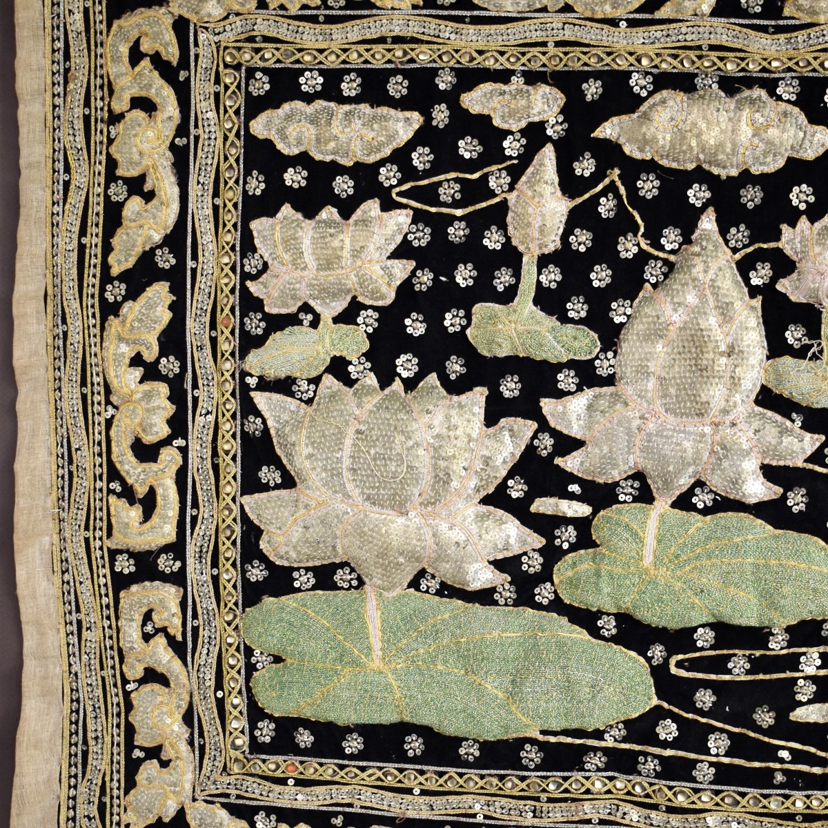 Large Thai Embroidered Panel