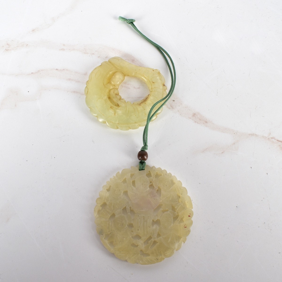 Jade Agate Chinese Cloisonne Lot
