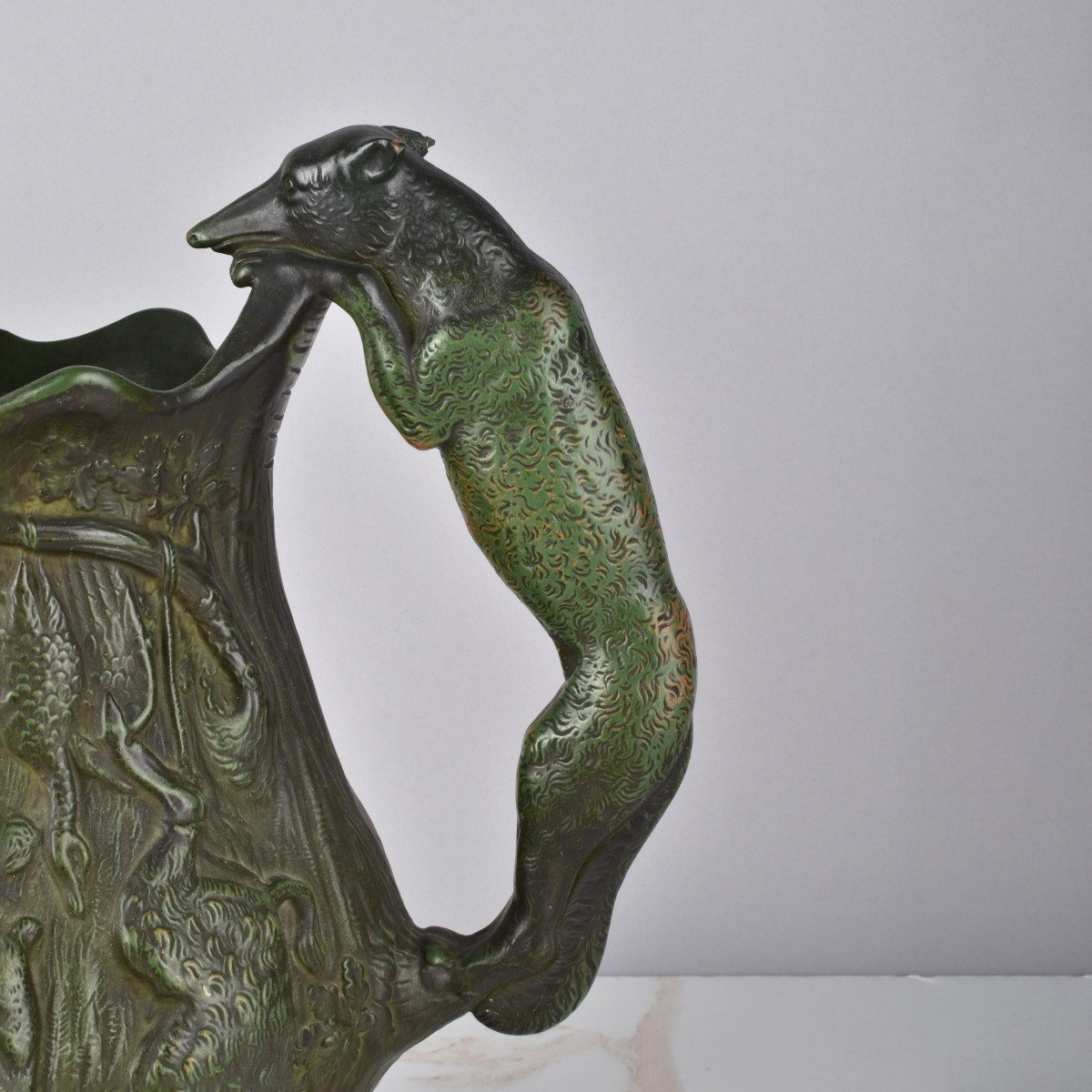 Bernardaud & Co Pitcher Hunting Scene