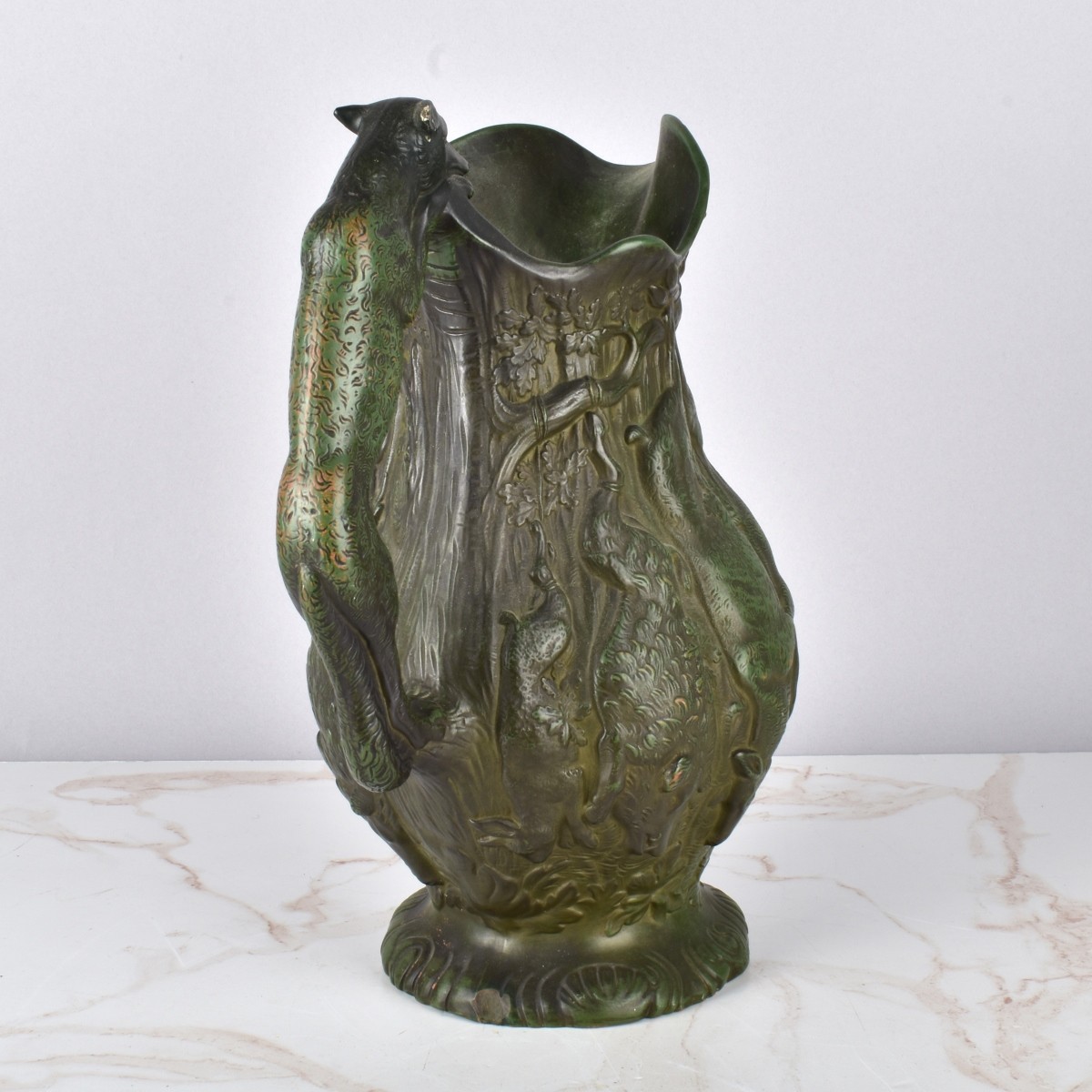 Bernardaud & Co Pitcher Hunting Scene
