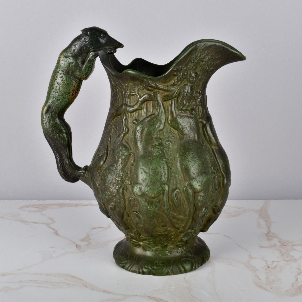 Bernardaud & Co Pitcher Hunting Scene