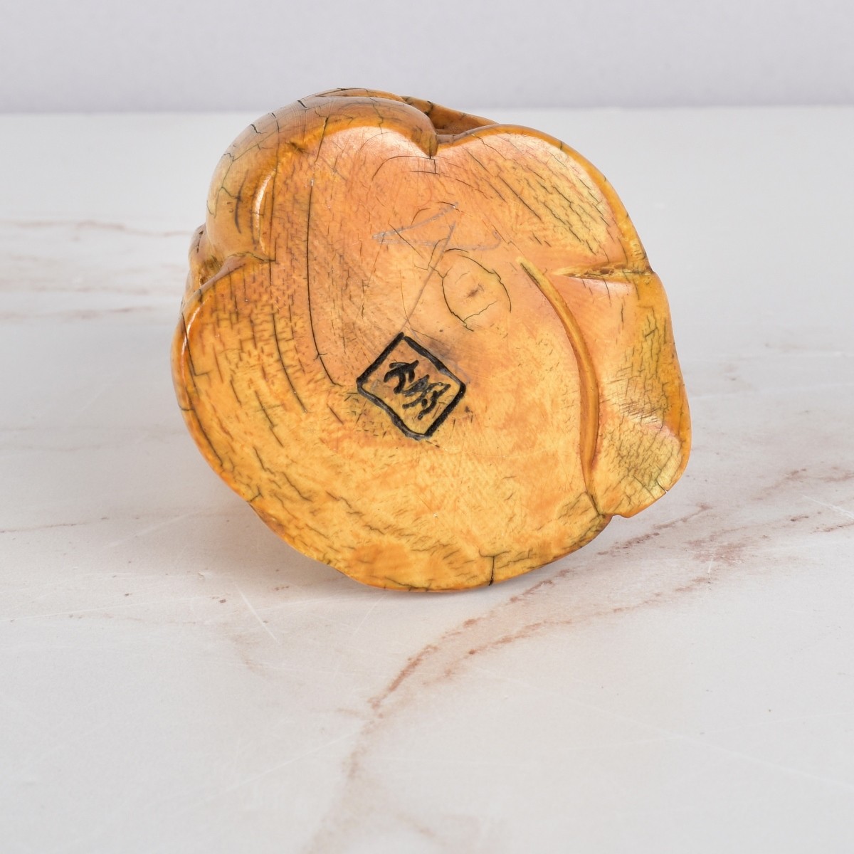Chinese Man with Jar Handcarved