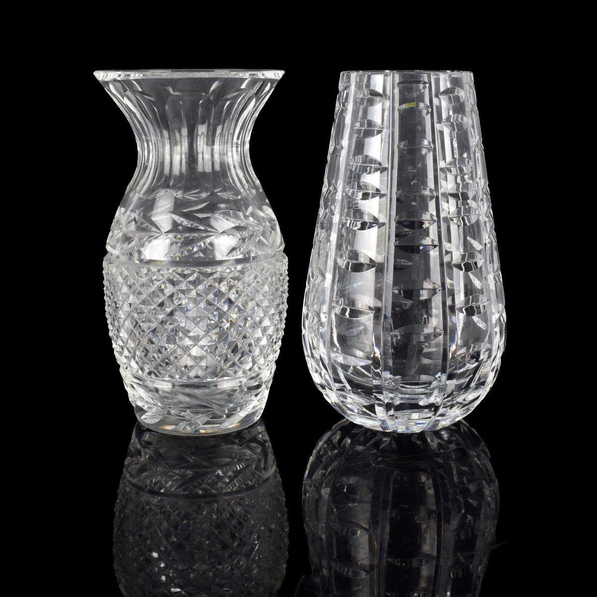 Three Vintage Glass Table Items