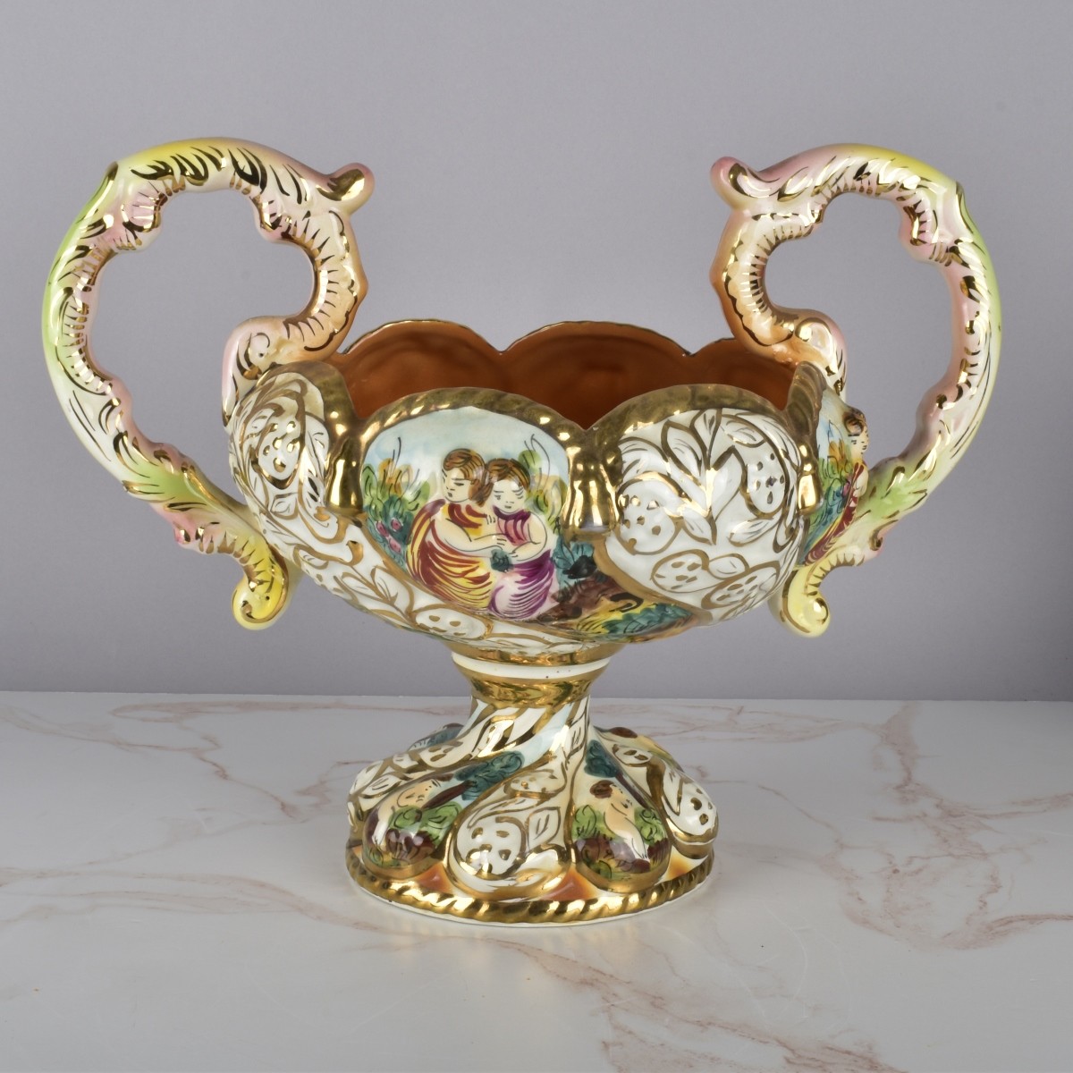 Capodimonte Porcelain Centerpiece