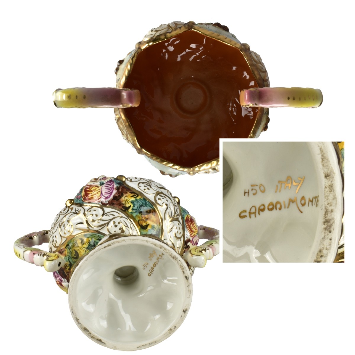 Capodimonte Porcelain Centerpiece