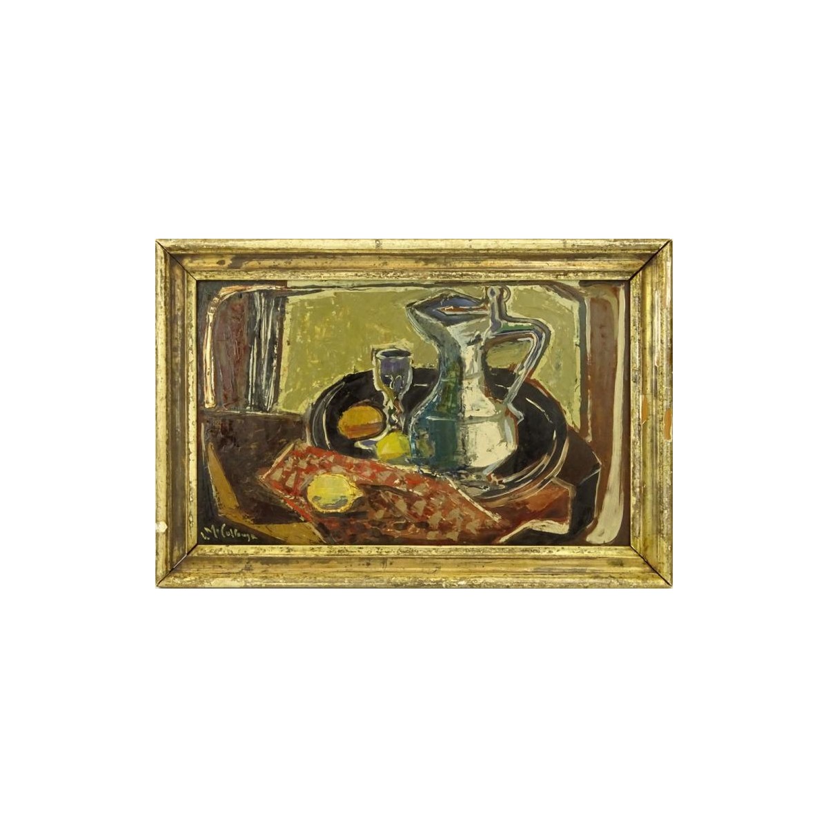 I. M. McCollough Still Life O/Masonite