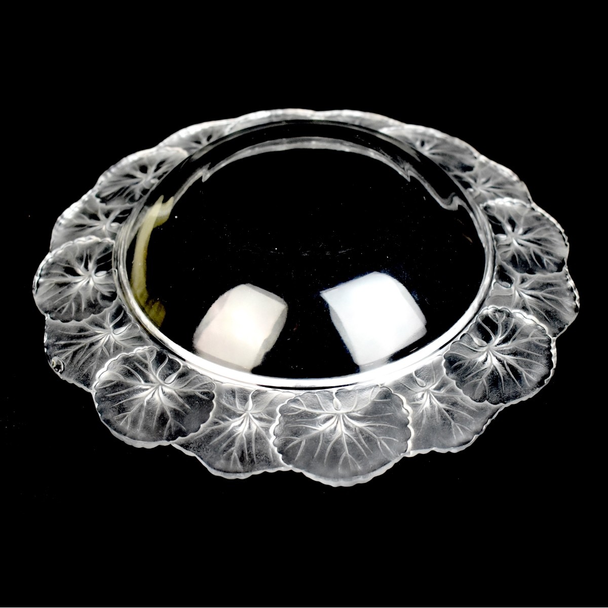 Lalique "Honfleur" Crystal Bowl