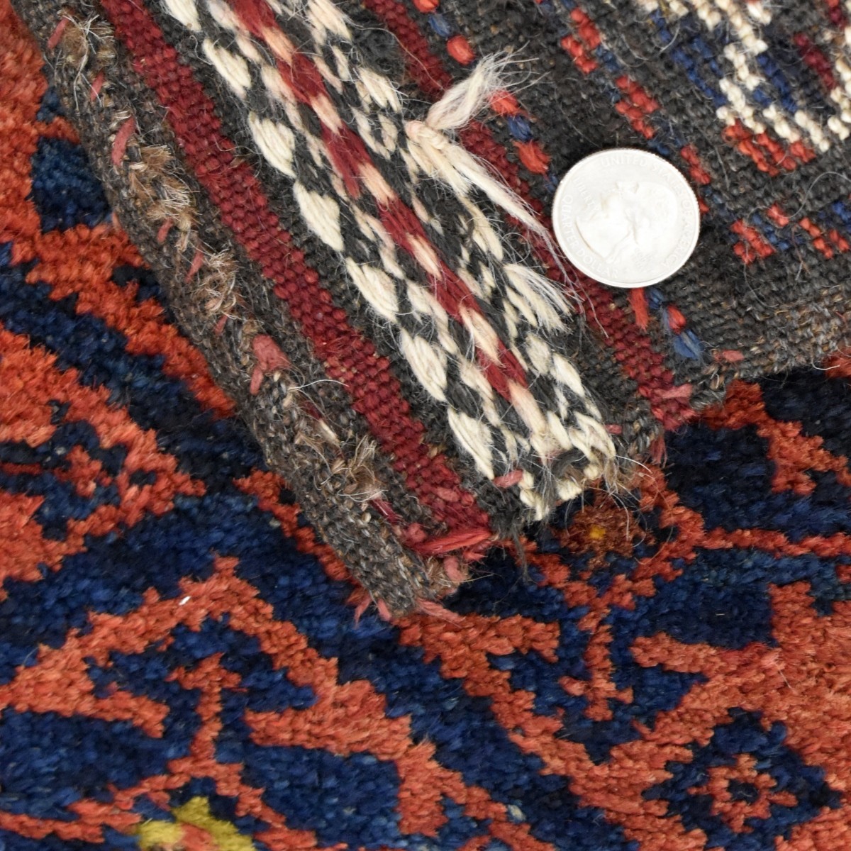 Persian Turkoman Rug and Pad