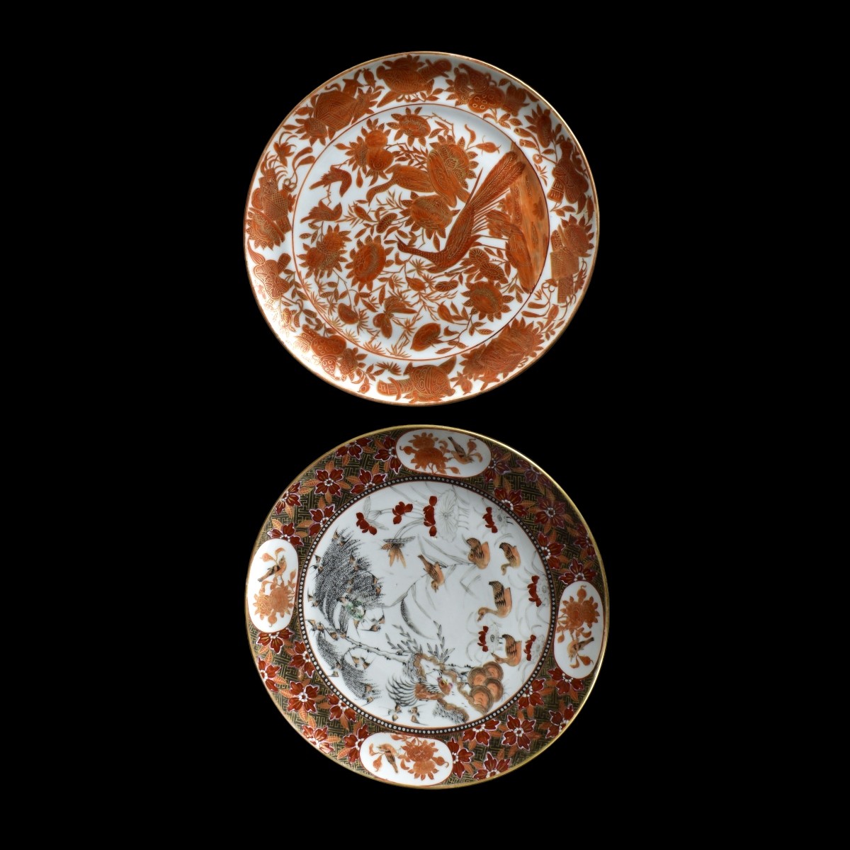 Two Chinese Export Porcelain Plates