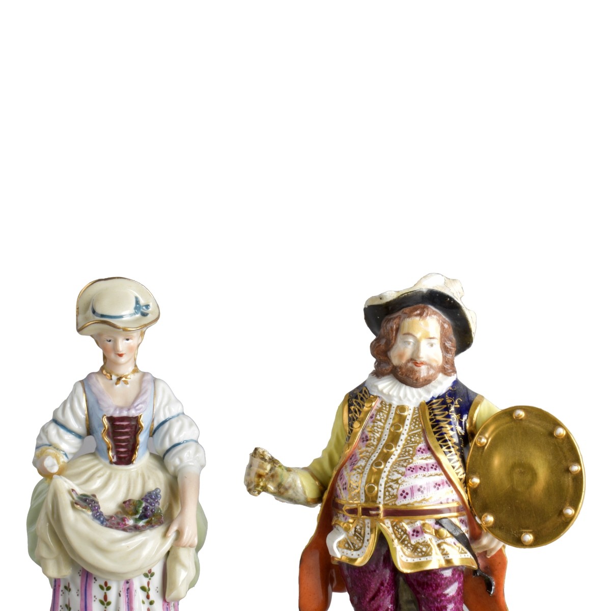 Two Porcelain Victorian Figurines