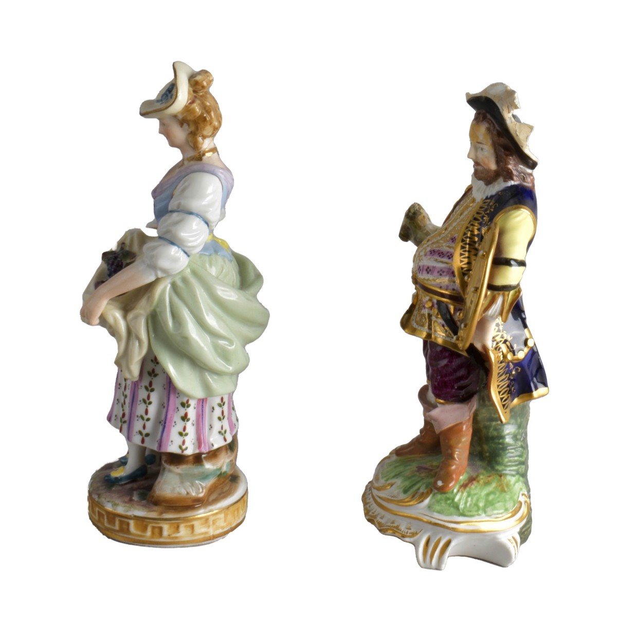 Two Porcelain Victorian Figurines