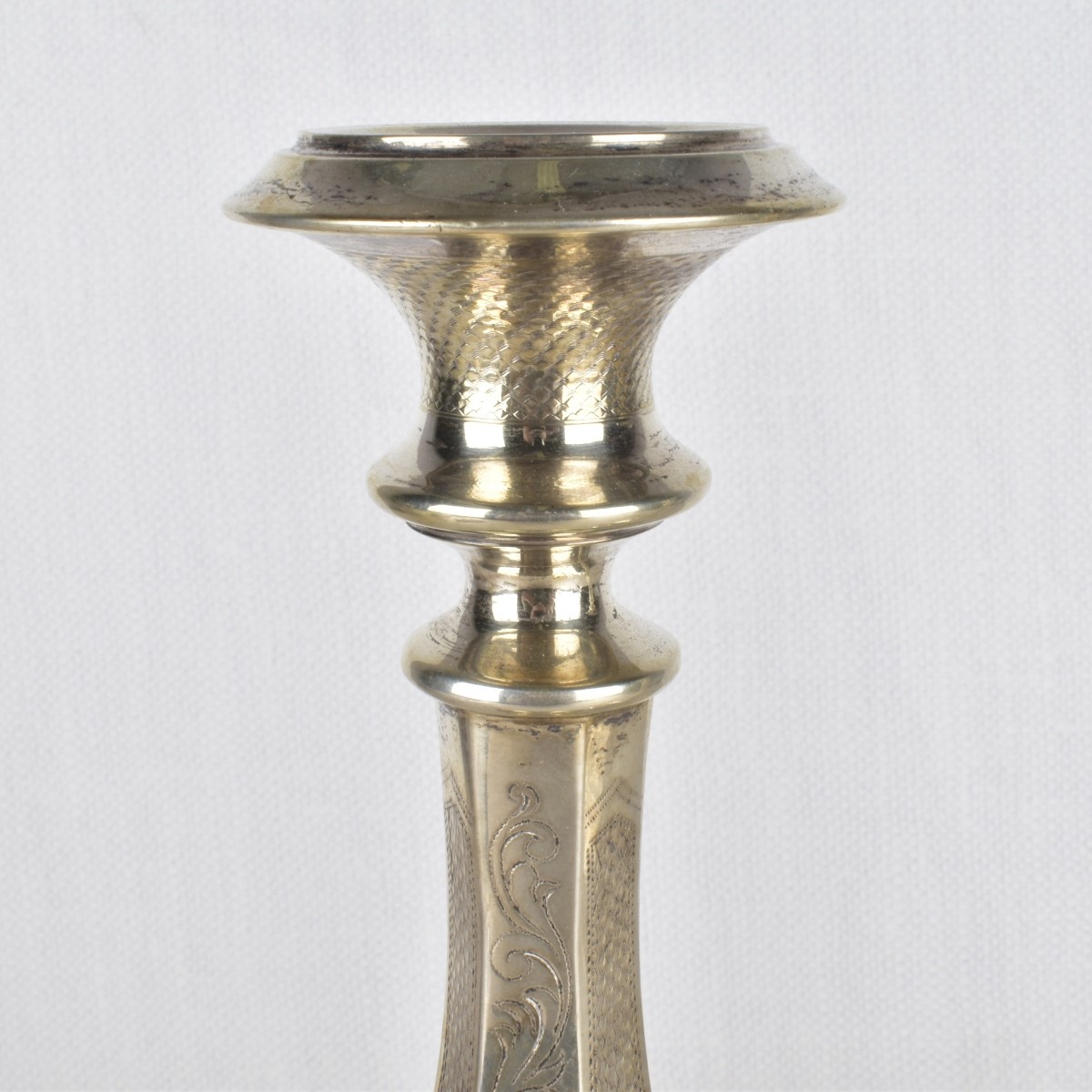 Pair of Austrian Silver Candlesticks.