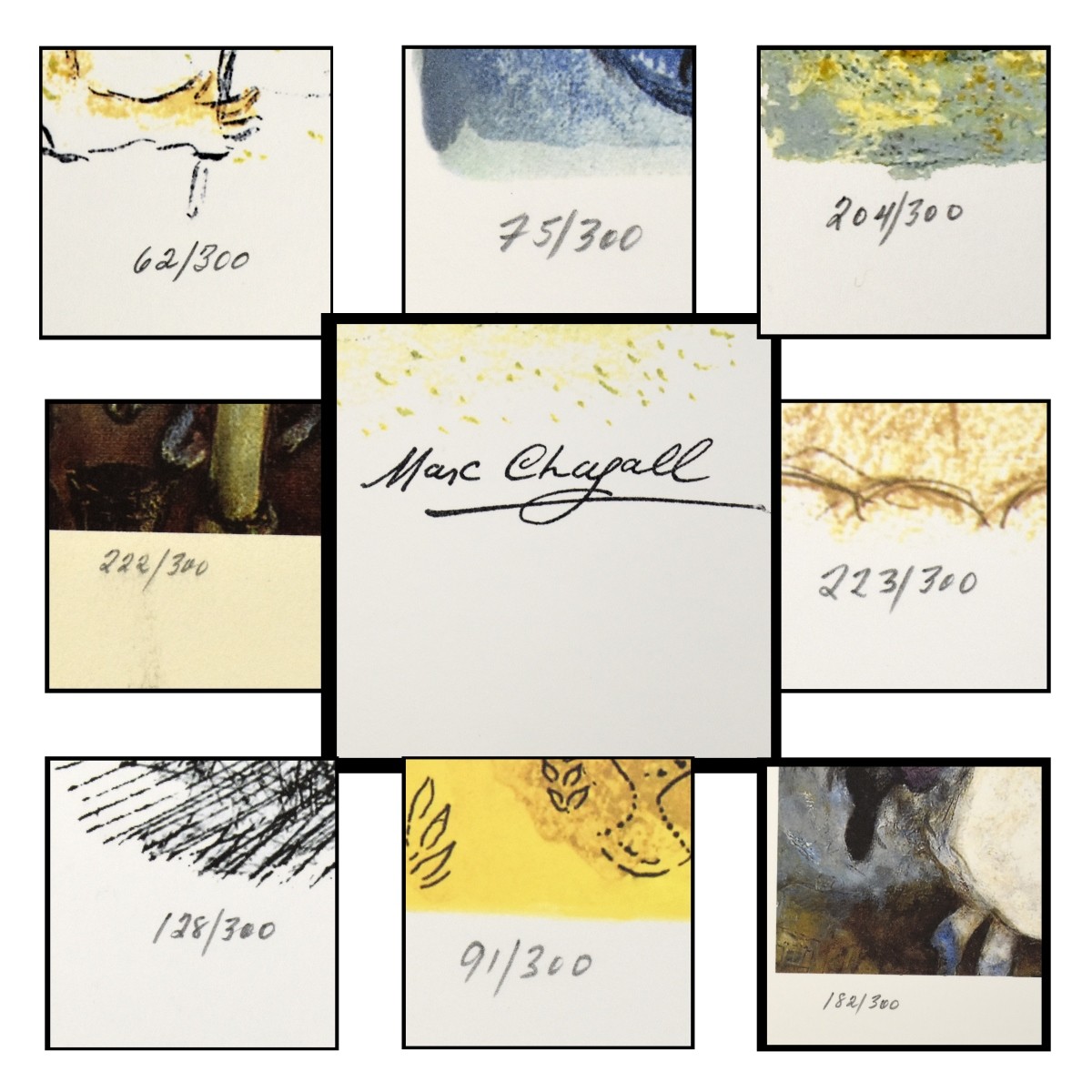 After: Marc Chagall (1887-1985) Eight Lithographs