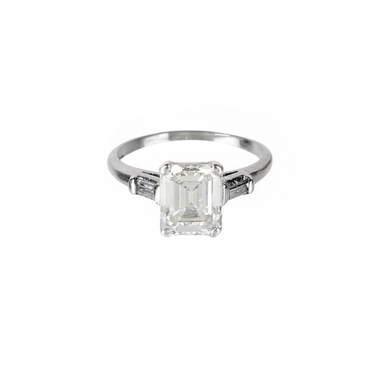 Diamond and Palladium Ring