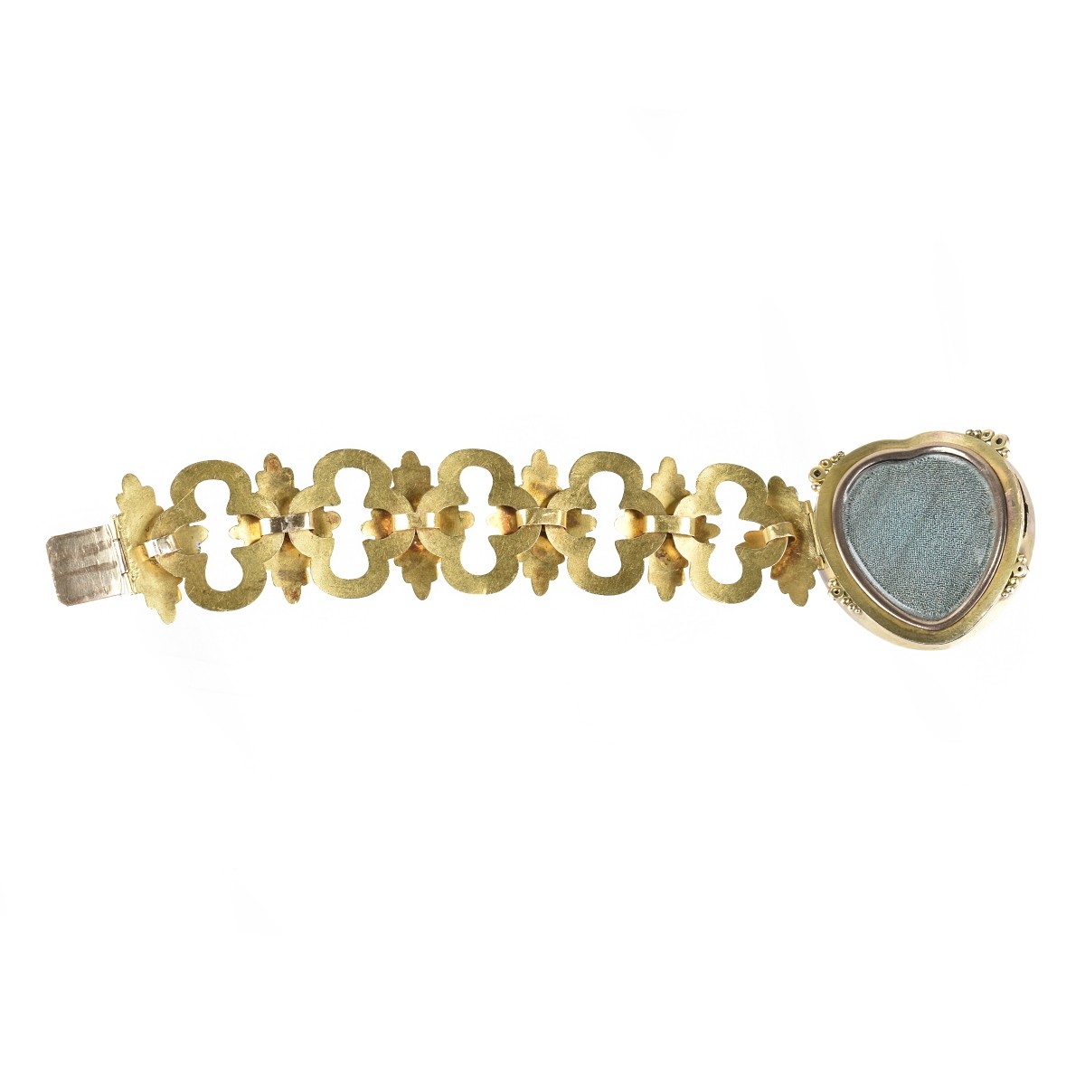 Diamond, Enamel and 14K Bracelet