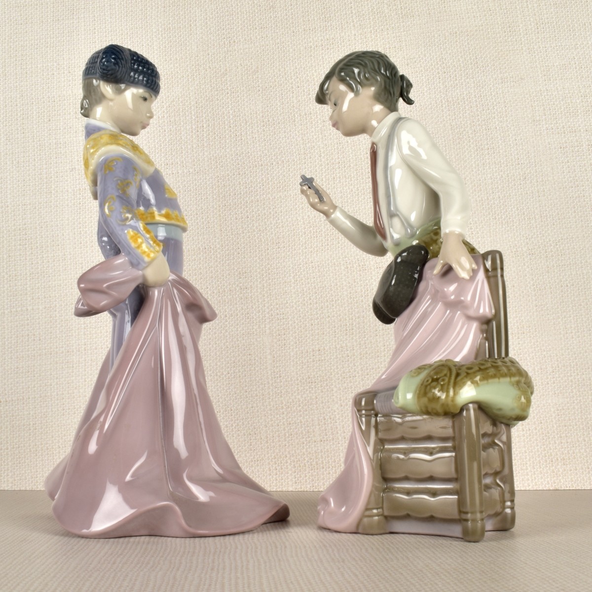 Two Lladro Matadore Porcelain Figurines