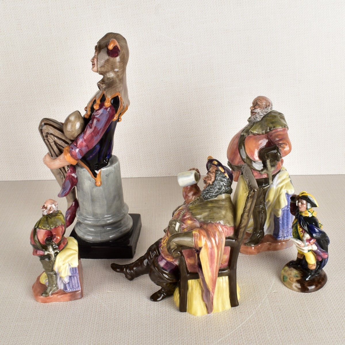 Five Royal Doulton Porcelain Figurines